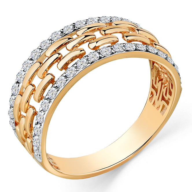 Кольцо, золото, бриллиант, 1-108776-00-00